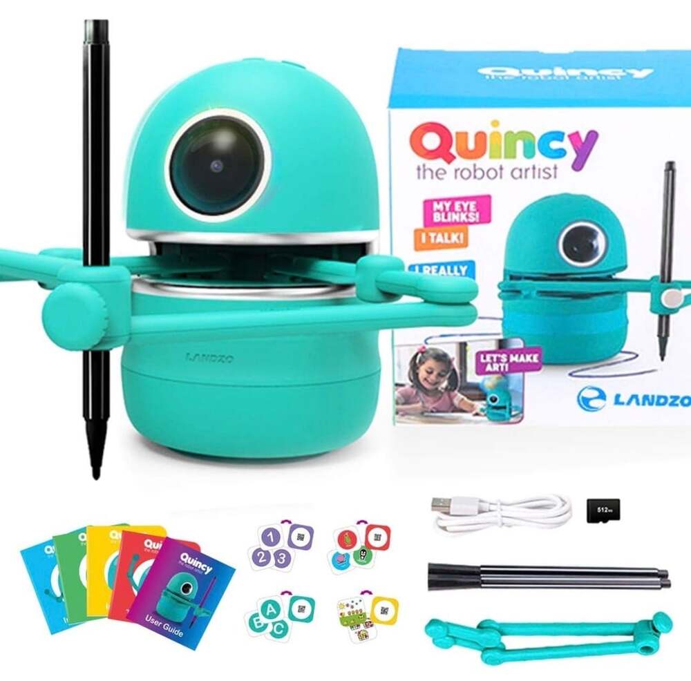 Landzo Quincy The Robot Artist Educational Drawing Toy